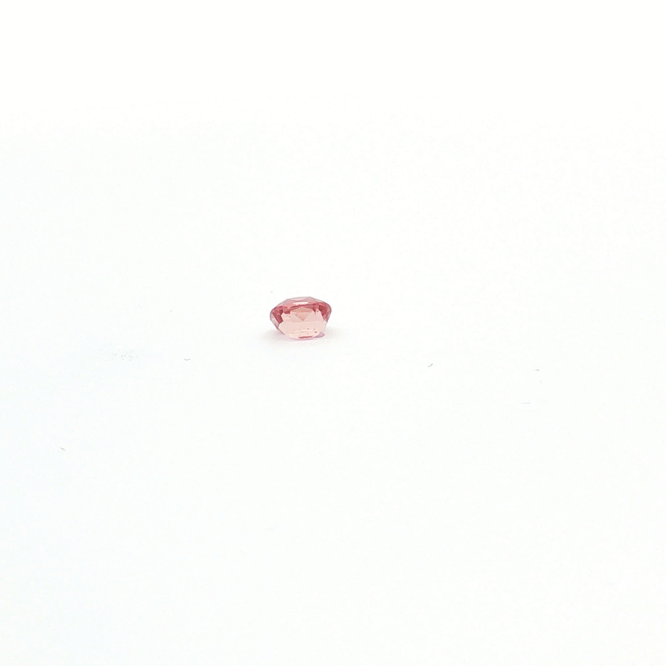 Peach-Pink Padparadscha