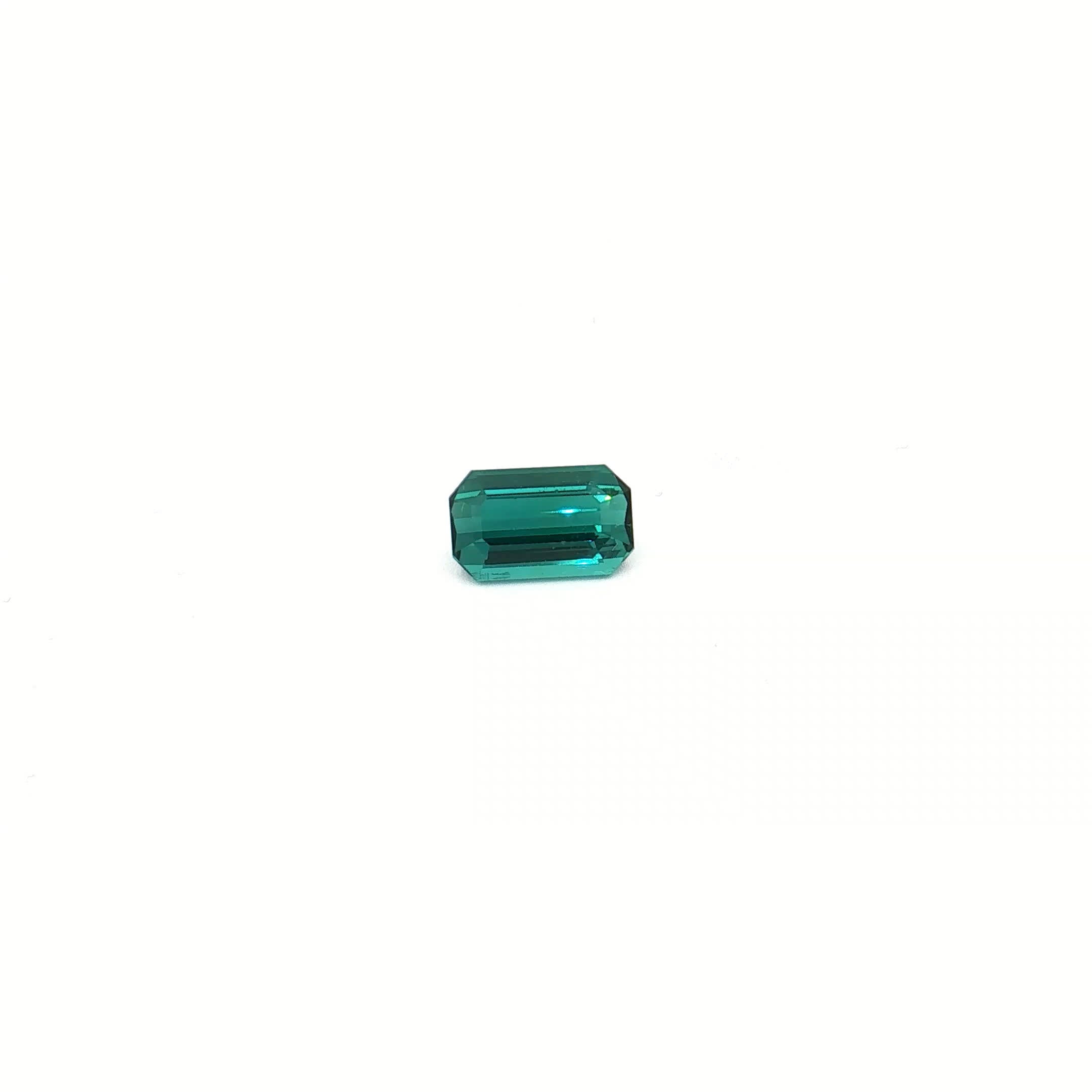 Vivid Teal Tourmaline