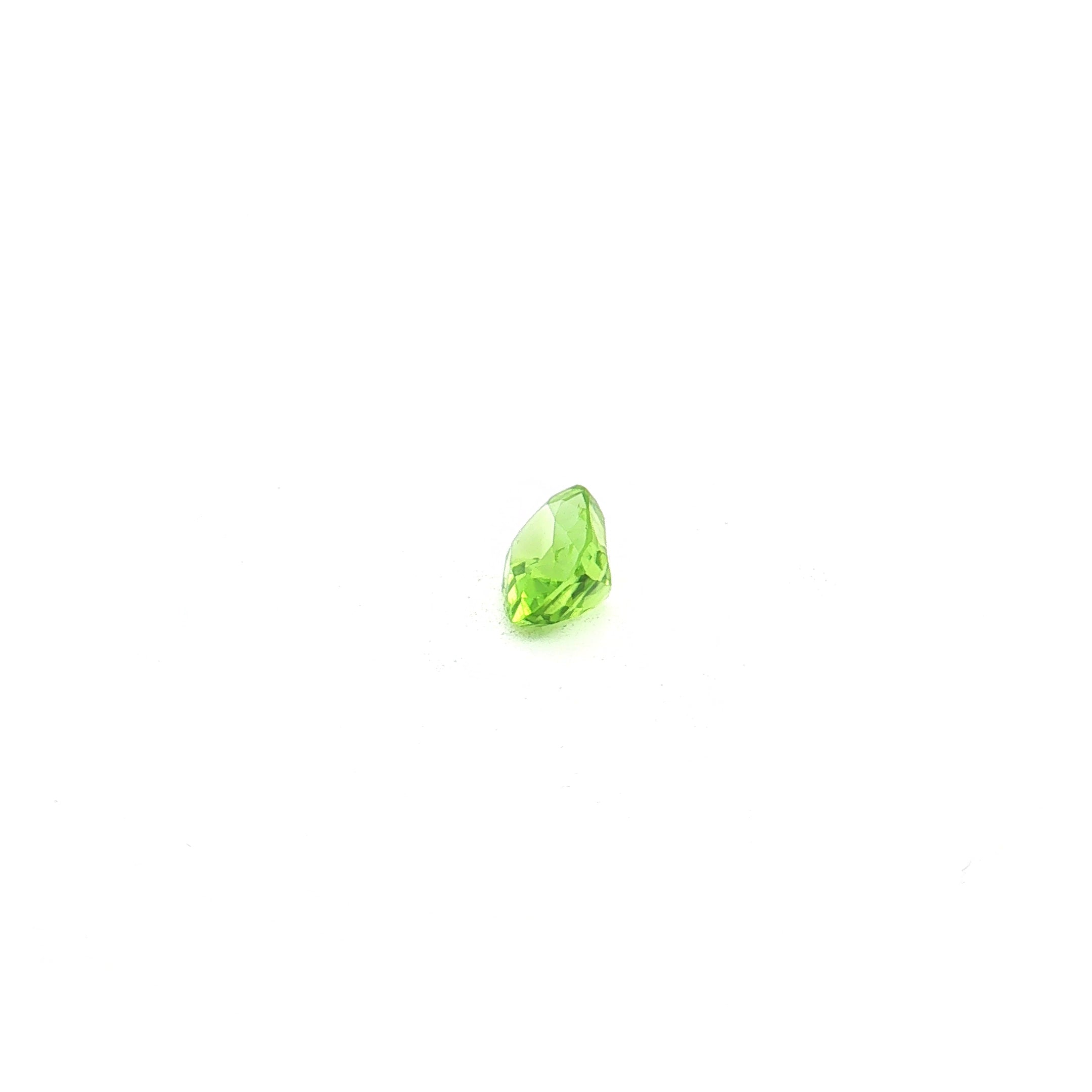 Cushion Yellowish Green Peridot, 2.07 ct — view 2