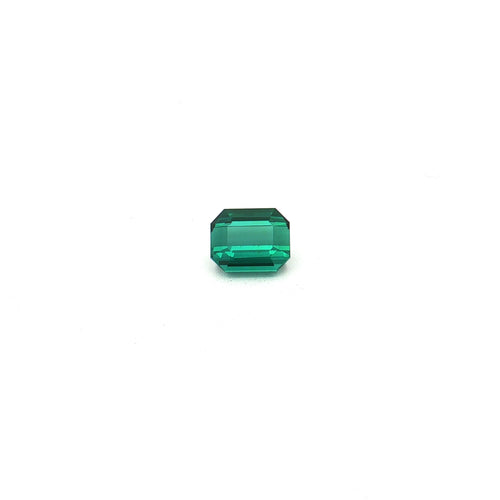 Bluish Green Indicolite, 2.97 ct, Emerald · Step