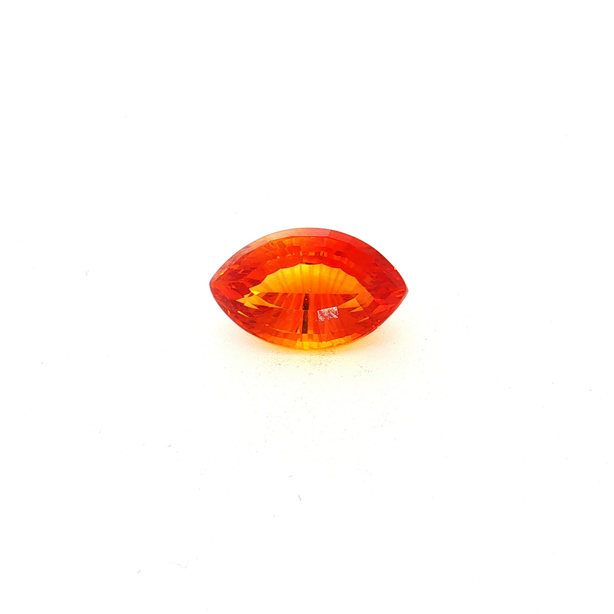 Madeira Vivid Yellow-Orange Citrine, 9.85 ct, Marquise · Step / Step & Carving