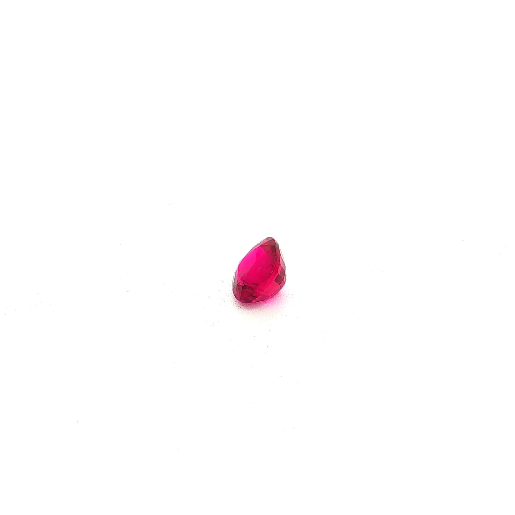 Vivid Reddish-Pink Rubellite · 1.91 ct