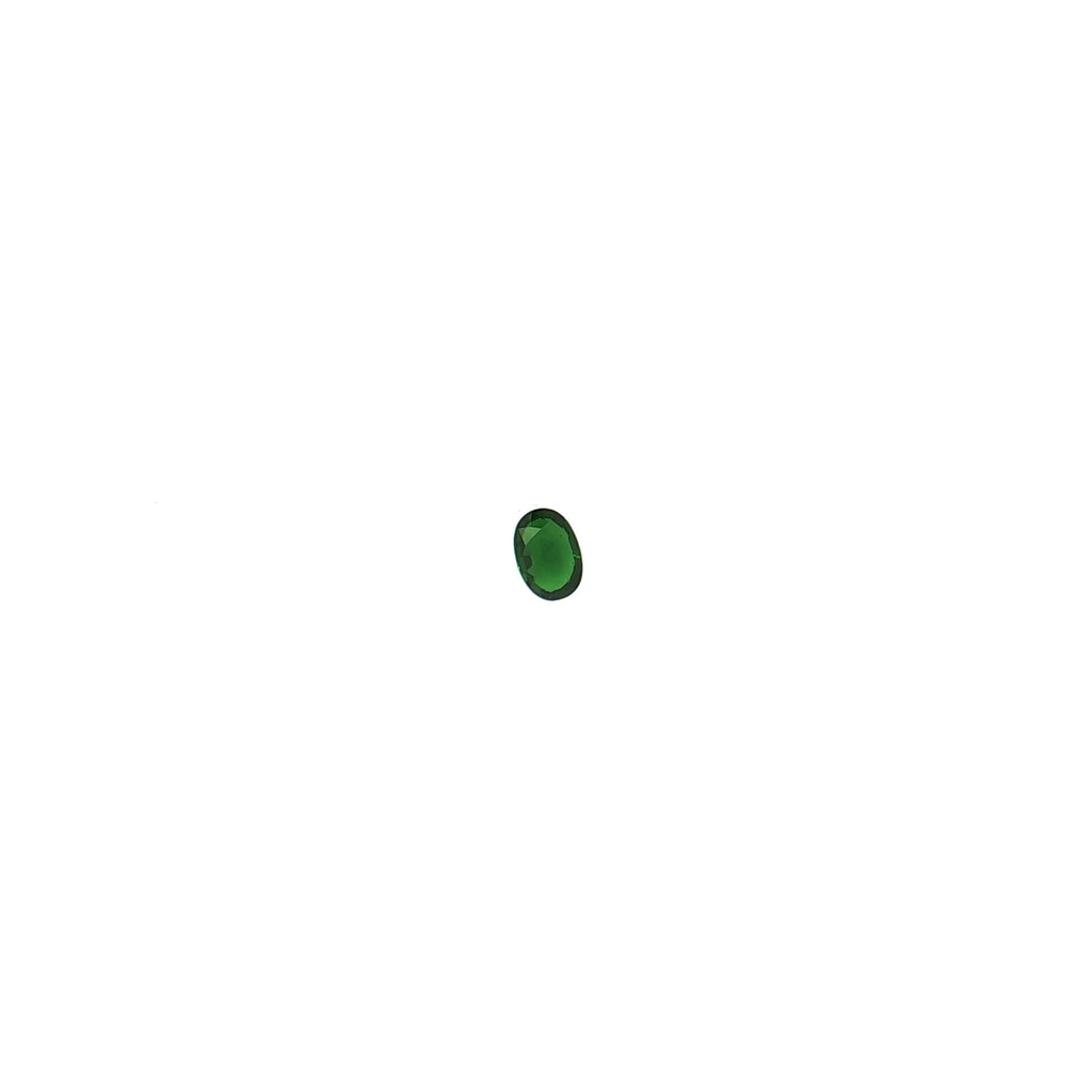 Green Chrome Tourmaline, 1.25 ct, Oval · Faceted