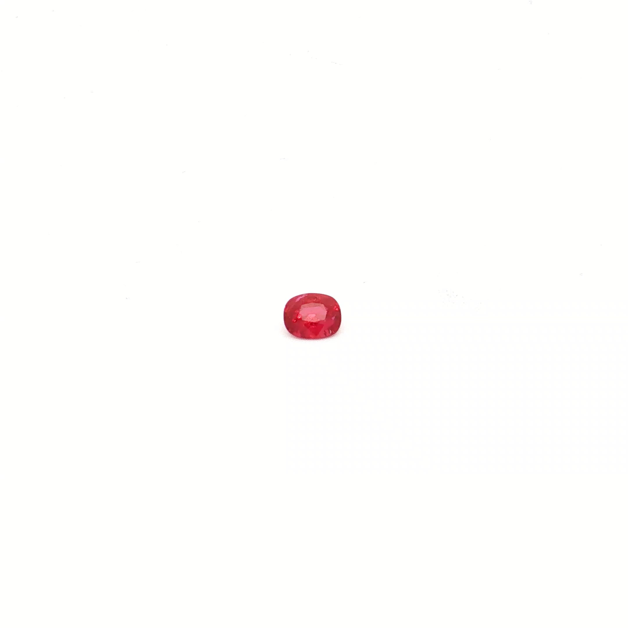 Pinkish-Red Spinel
