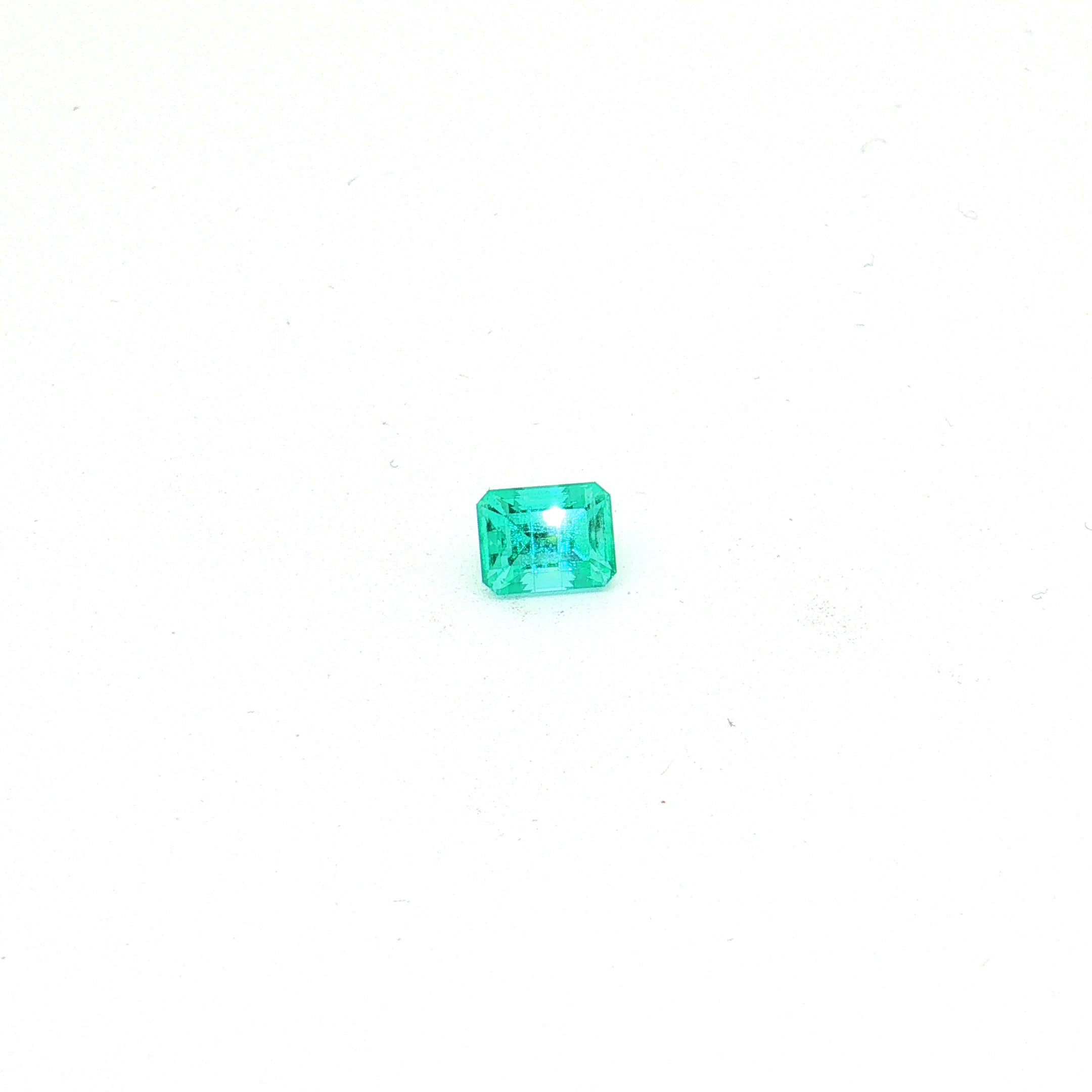 Russian Emerald, 1.05 ct, Octagonal step cut
