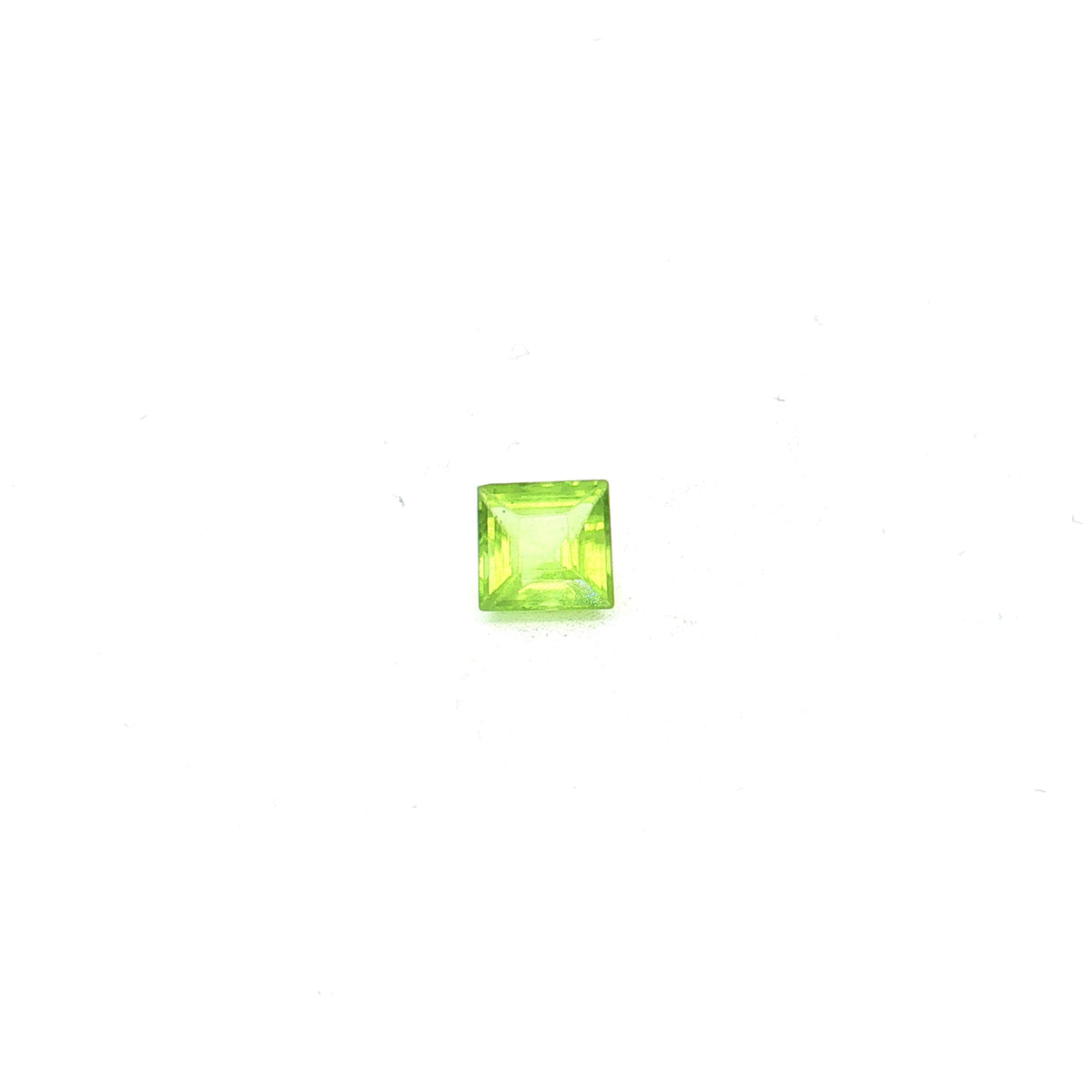 Emerald-Cut Yellowish Green Peridot UN-0313