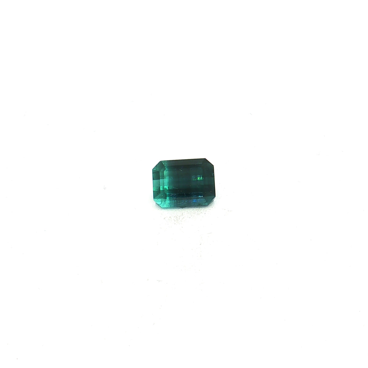 Bi-Colour Blue Tourmaline, 3.38 ct, Emerald · Step