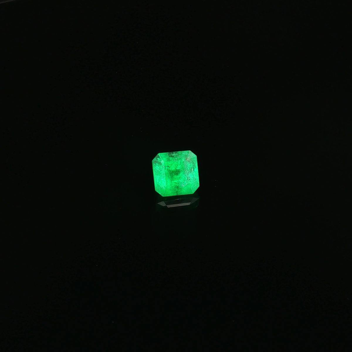 Colombian Vivid Green Emerald, 1.55 ct, Octagon
