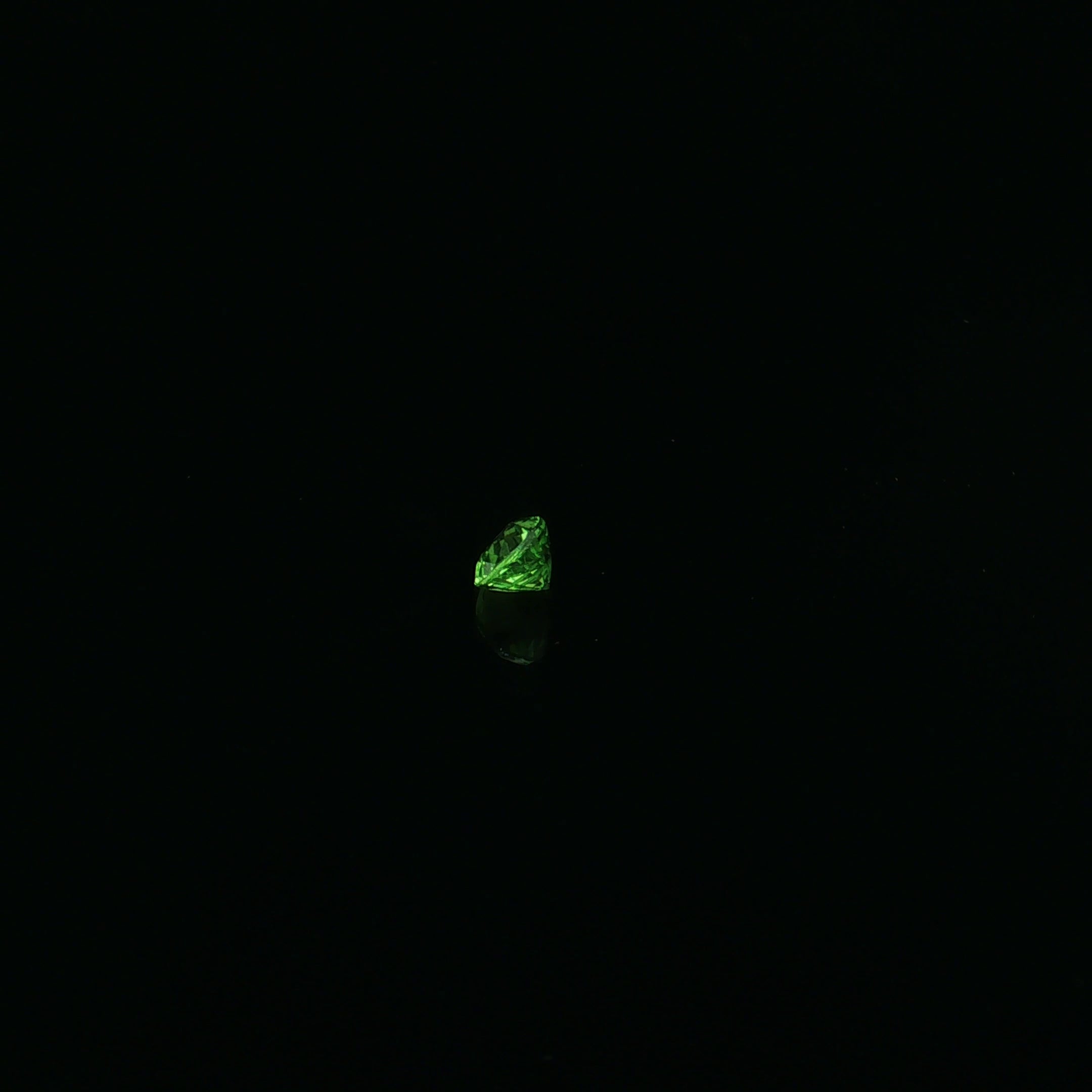 Vivid Green Tsavorite, 0.73 ct — view 2