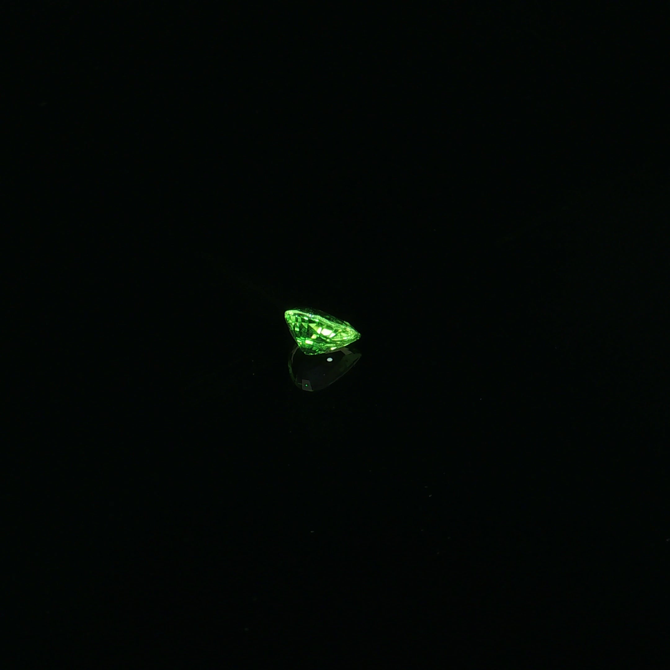 Vivid Green Tsavorite, 0.73 ct — view 3