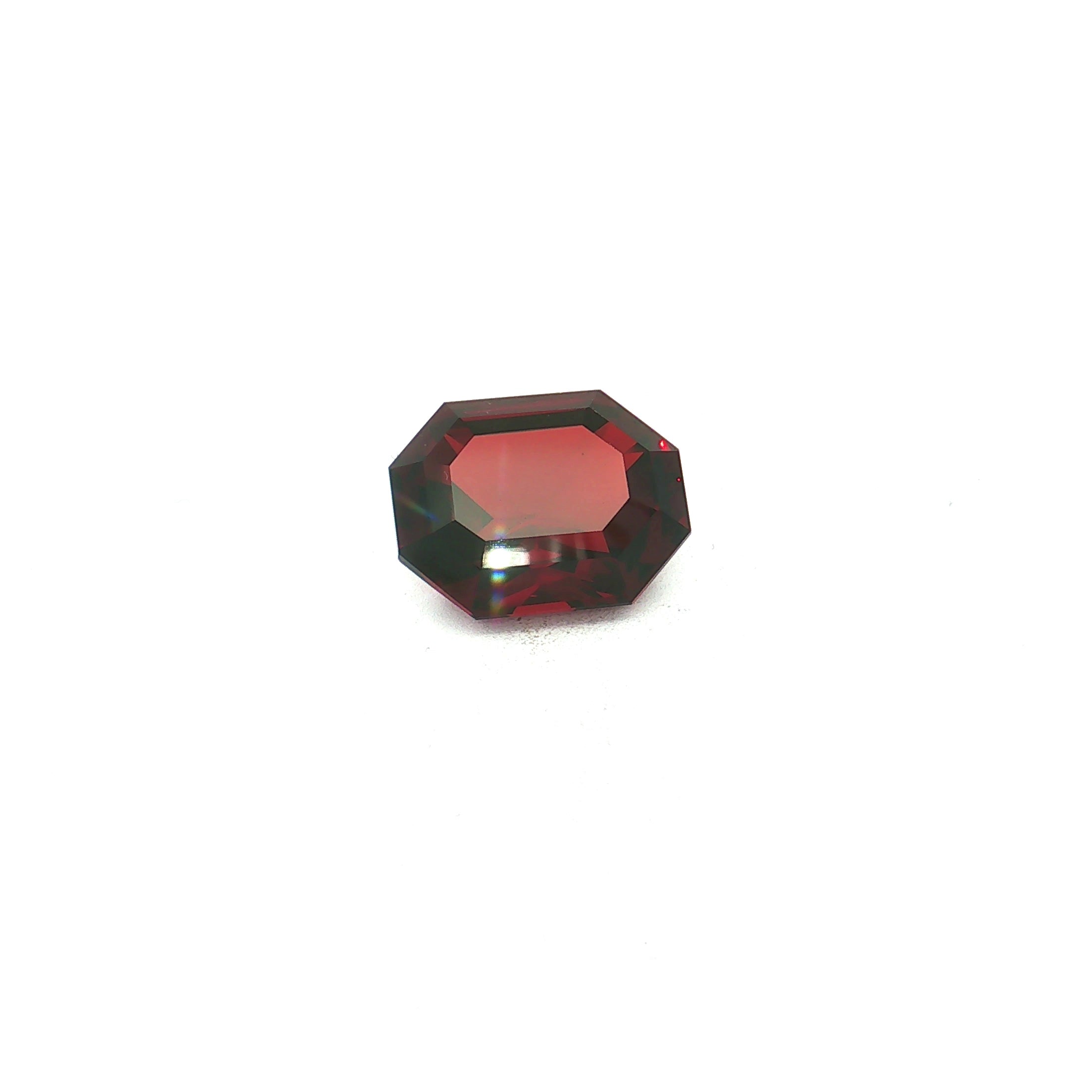 Vivid Red Almandine Garnet, 14.84 ct, Octagon