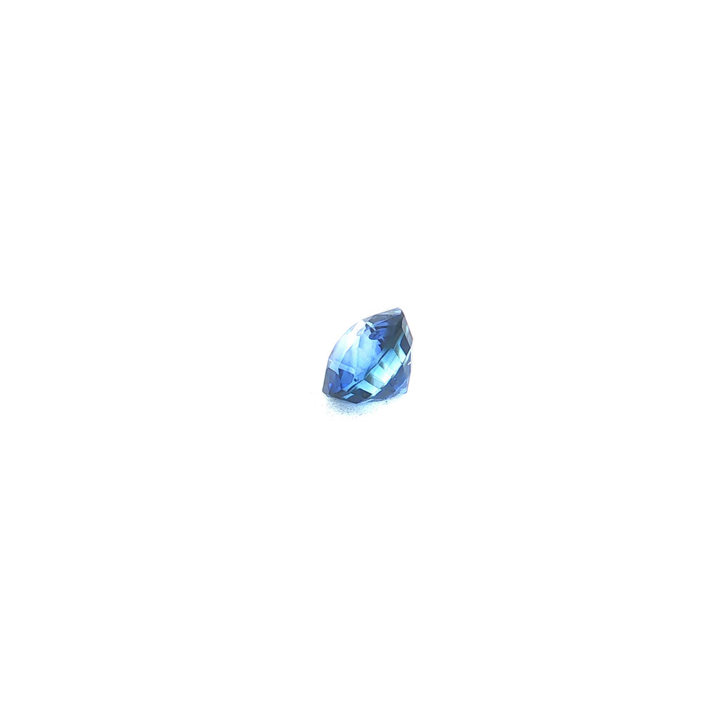 Blue Round Sapphire — view 2
