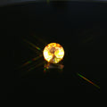 Round Golden Citrine, 3.34 ct, Round · Brilliant