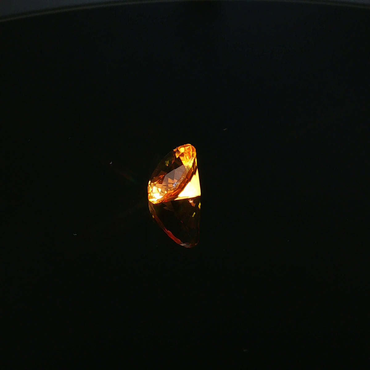 Round Golden Citrine, 3.34 ct — view 2