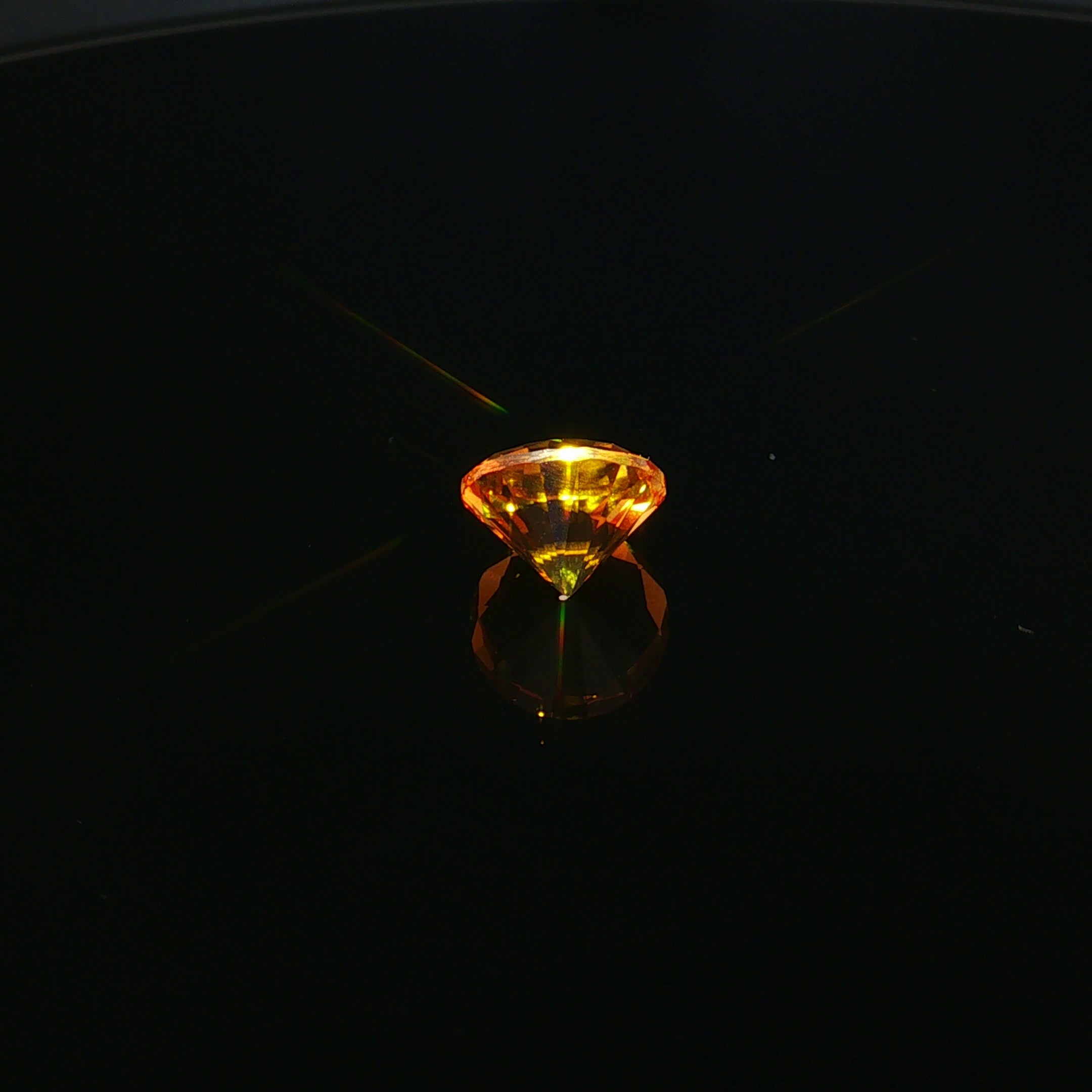 Round Golden Citrine, 3.34 ct — view 3