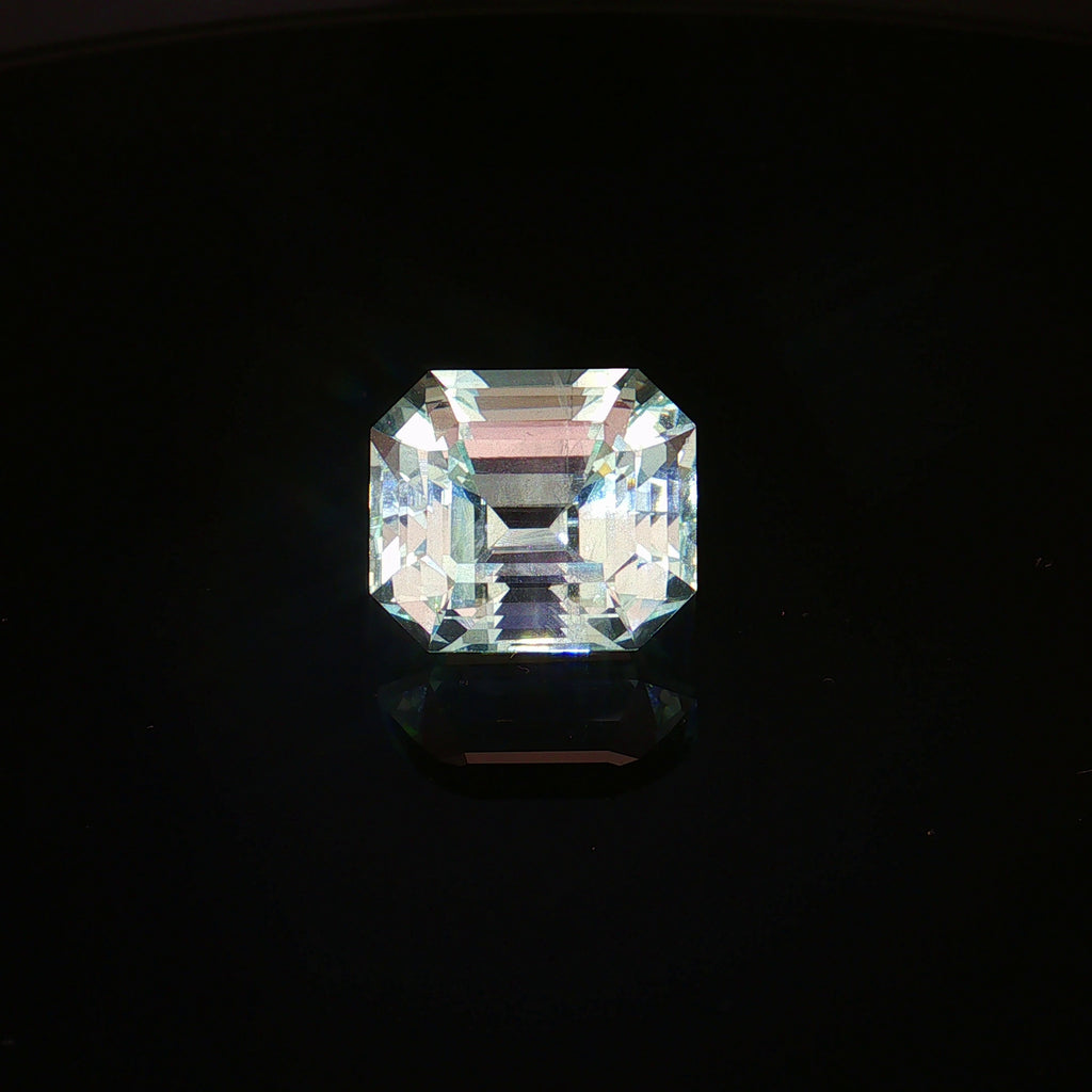 Light Blue Aquamarine, 16.15 ct, Emerald · Step