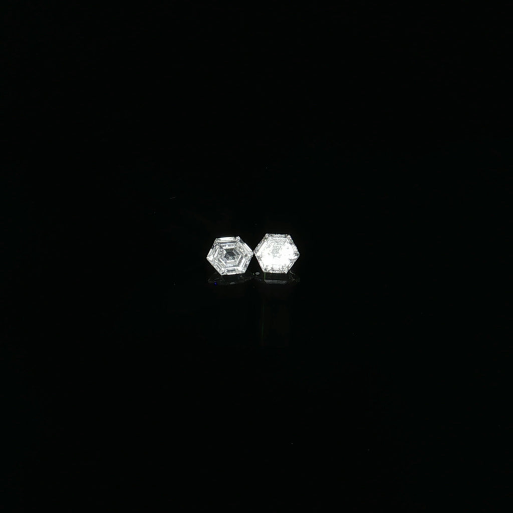 Hexagon Diamond Pair