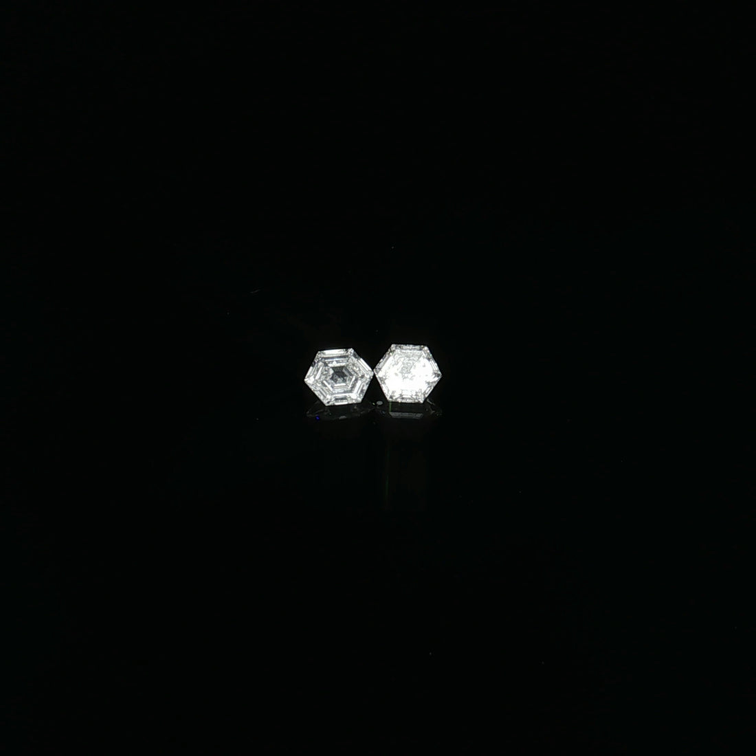 Hexagon Diamond Pair