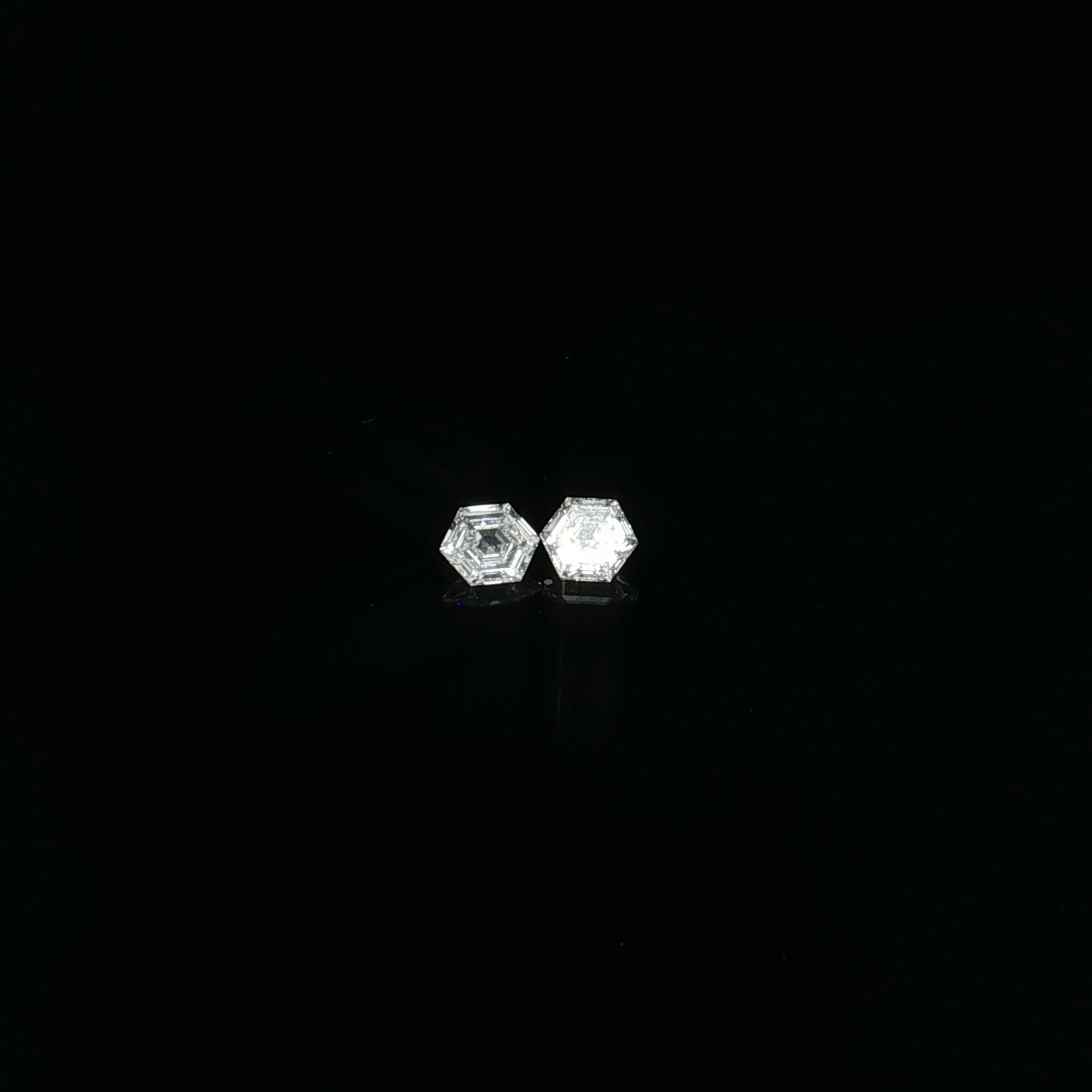 Hexagon Diamond Pair