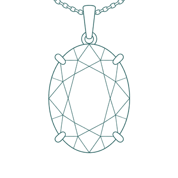 Necklace — Blue Star Sapphire · 3.69 ct