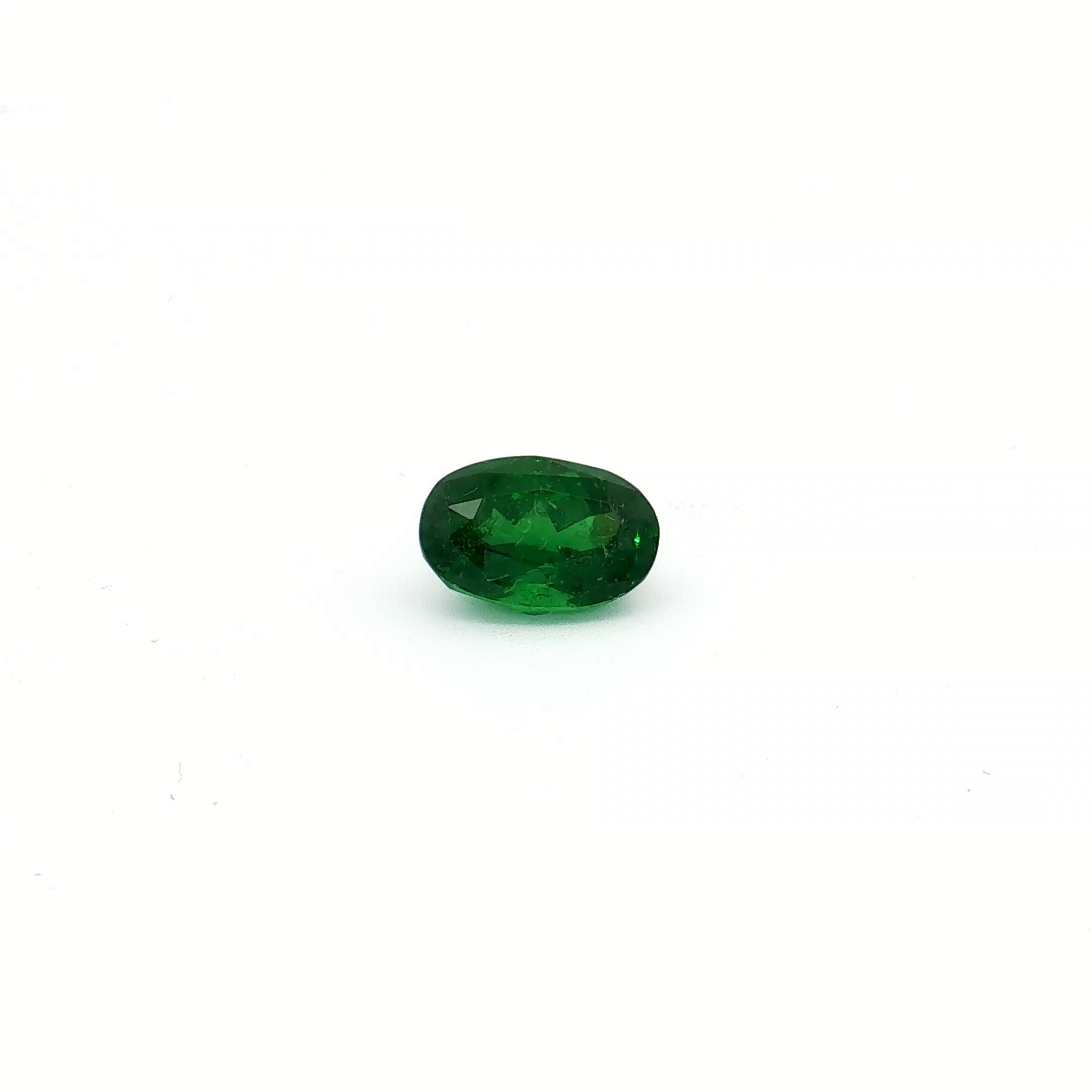 Vivid Green Tsavorite