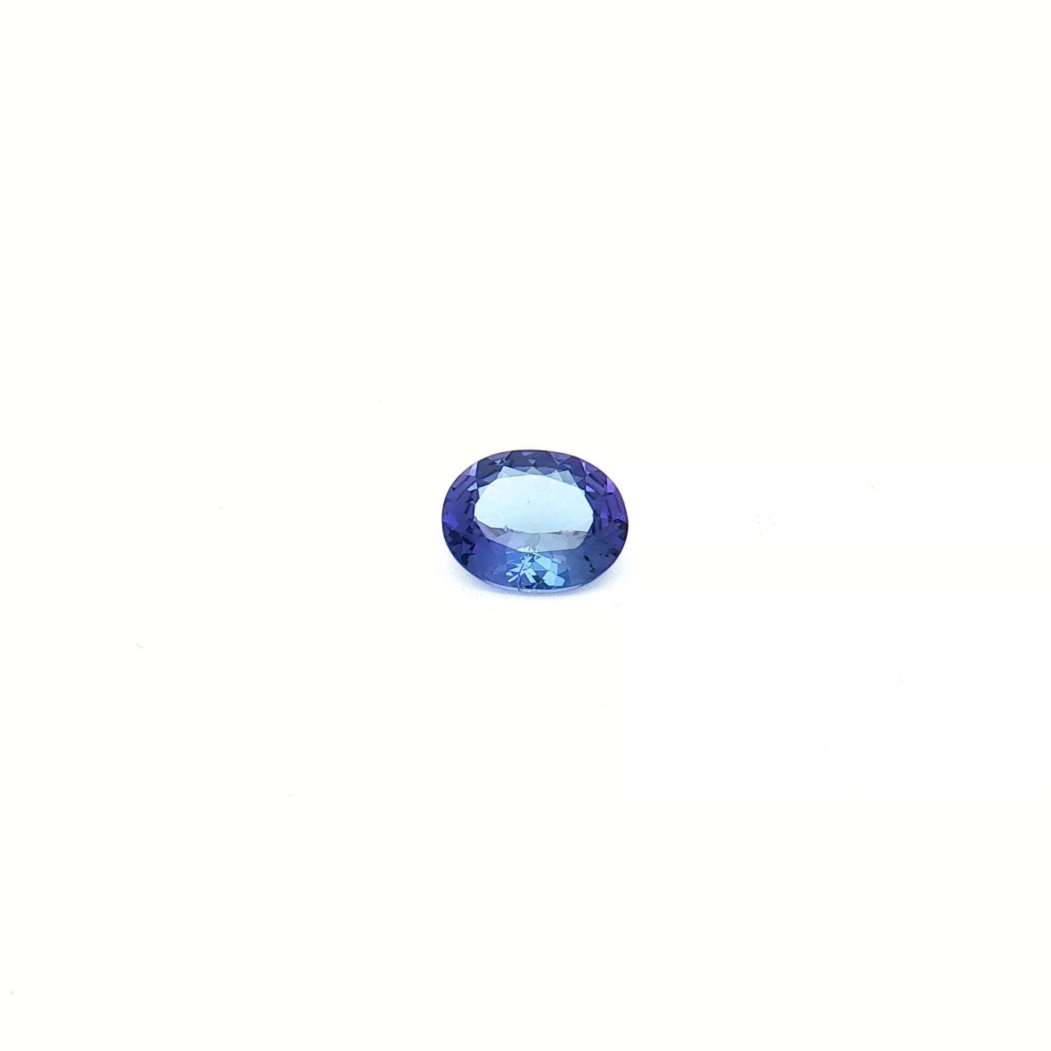 Violet-Blue Tanzanite