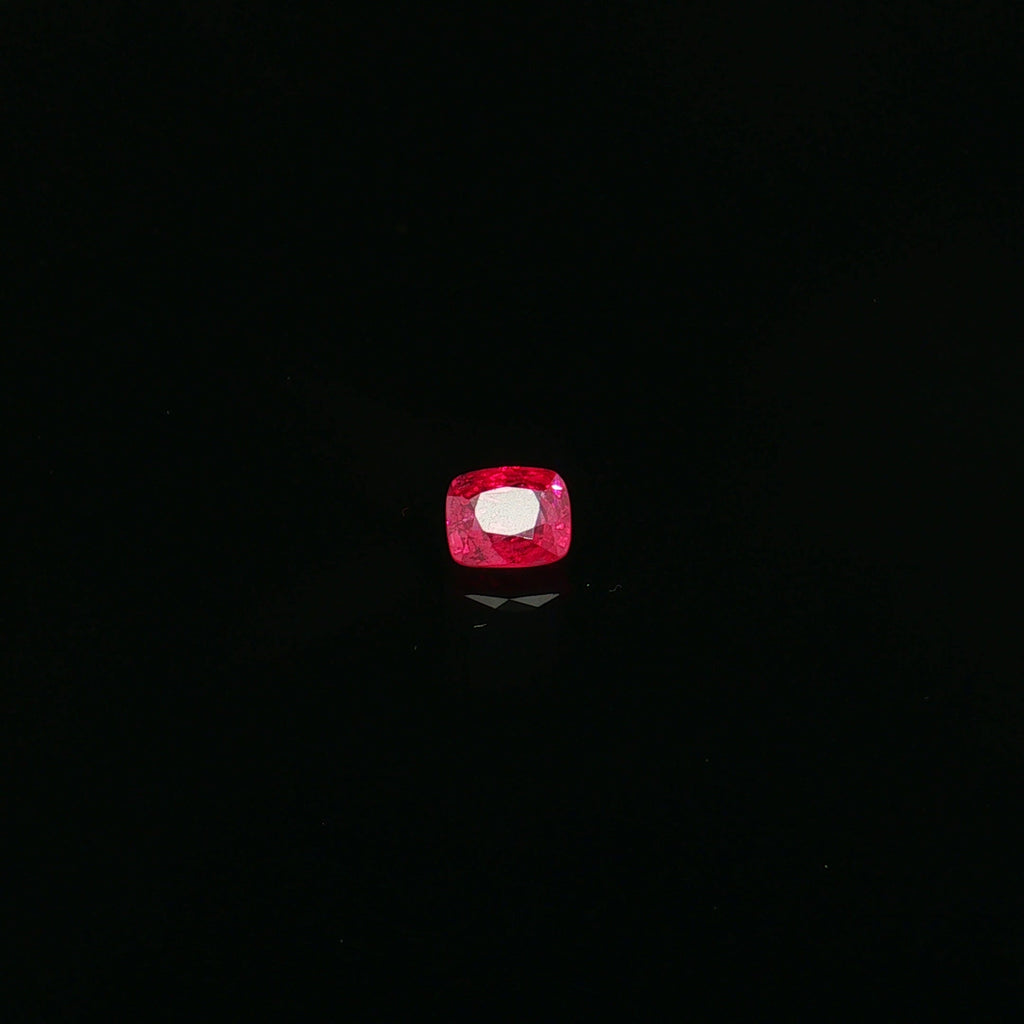 Mahenge Reddish Pink Spinel, 1.38 ct — video