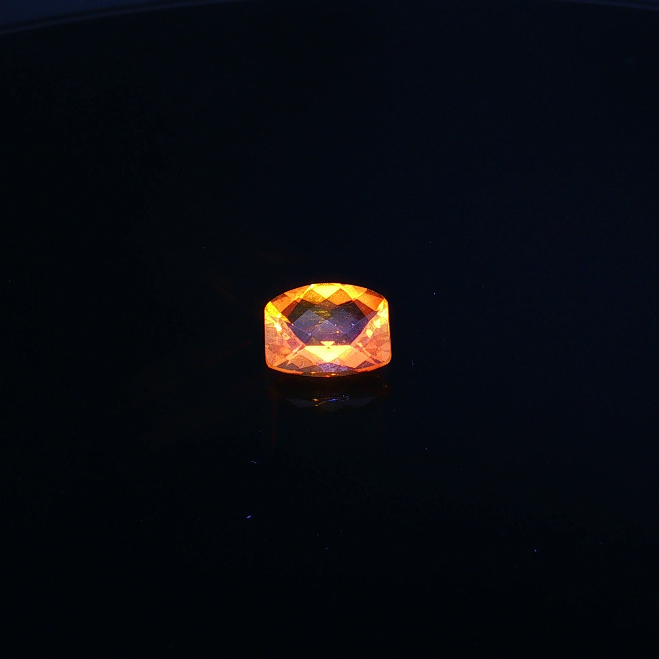 Checkerboard Orange Citrine, 2.74 ct — video