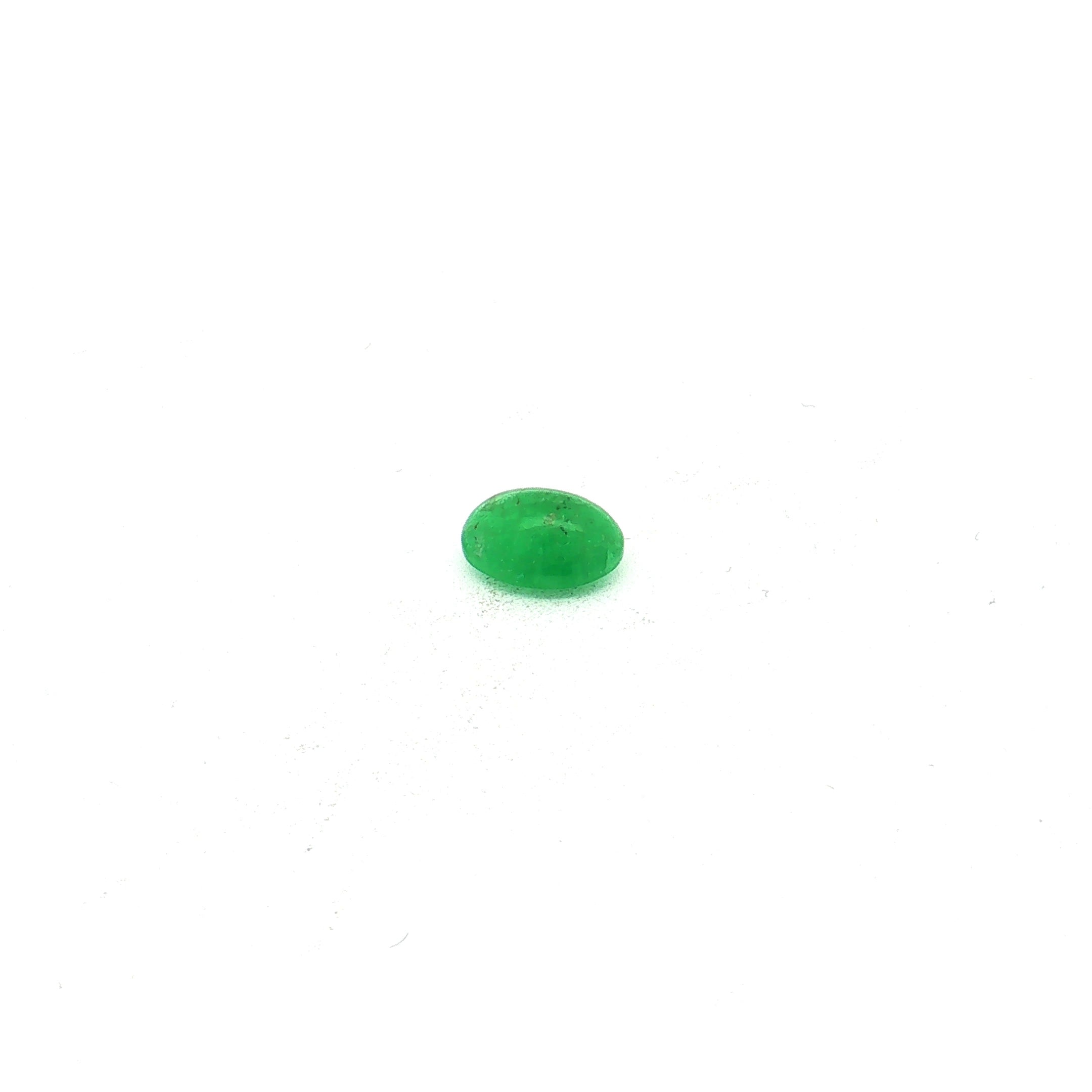 Emerald Cabochon, 1.67 ct — video