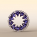 Sunburst Pendant · Tanzanite and Diamond